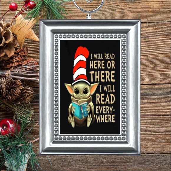 Dr Suess Star Wars The Mandalorian Baby Yoda Grogu‎ Christmas Tree Ornament - Picture 1 of 3